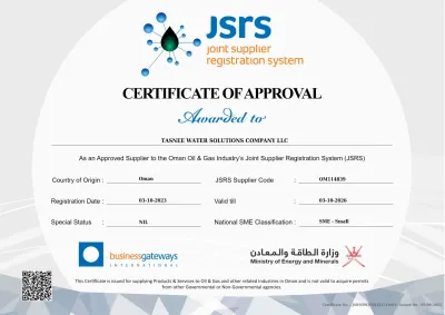 JSRS Certifications